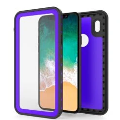 IPhone X Waterproof IP68 Case, Punkcase [Purple] [StudStar Series] [Slim Fit] [Dirtproof] -Phone Vibe Shop inner studstar iphone8 f4172f19 42f4 4a4b 9c0e 3da43d7a651c