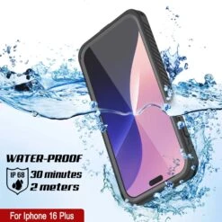 IPhone 16 Plus Waterproof Case, Punkcase [Extreme Mag Series] Armor Cover W/ Built In Screen Protector [Grey] -Phone Vibe Shop iphone 16 plus waterproof case punkcase extreme mag series slim fit ip68 certified shockproof snowproof dirtproof military grade rugged innovative design armor cover 3 1b80daa0 79c1 4