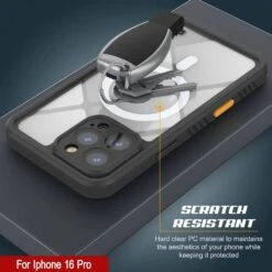 IPhone 16 Pro Waterproof Case, Punkcase [Extreme Mag Series] Armor Cover W/ Built In Screen Protector [Blue] -Phone Vibe Shop iphone 16 pro waterproof case punkcase extreme mag series slim fit ip68 certified shockproof snowproof dirtproof military grade rugged innovative design armor cover 6 064b3bcf 7248 47