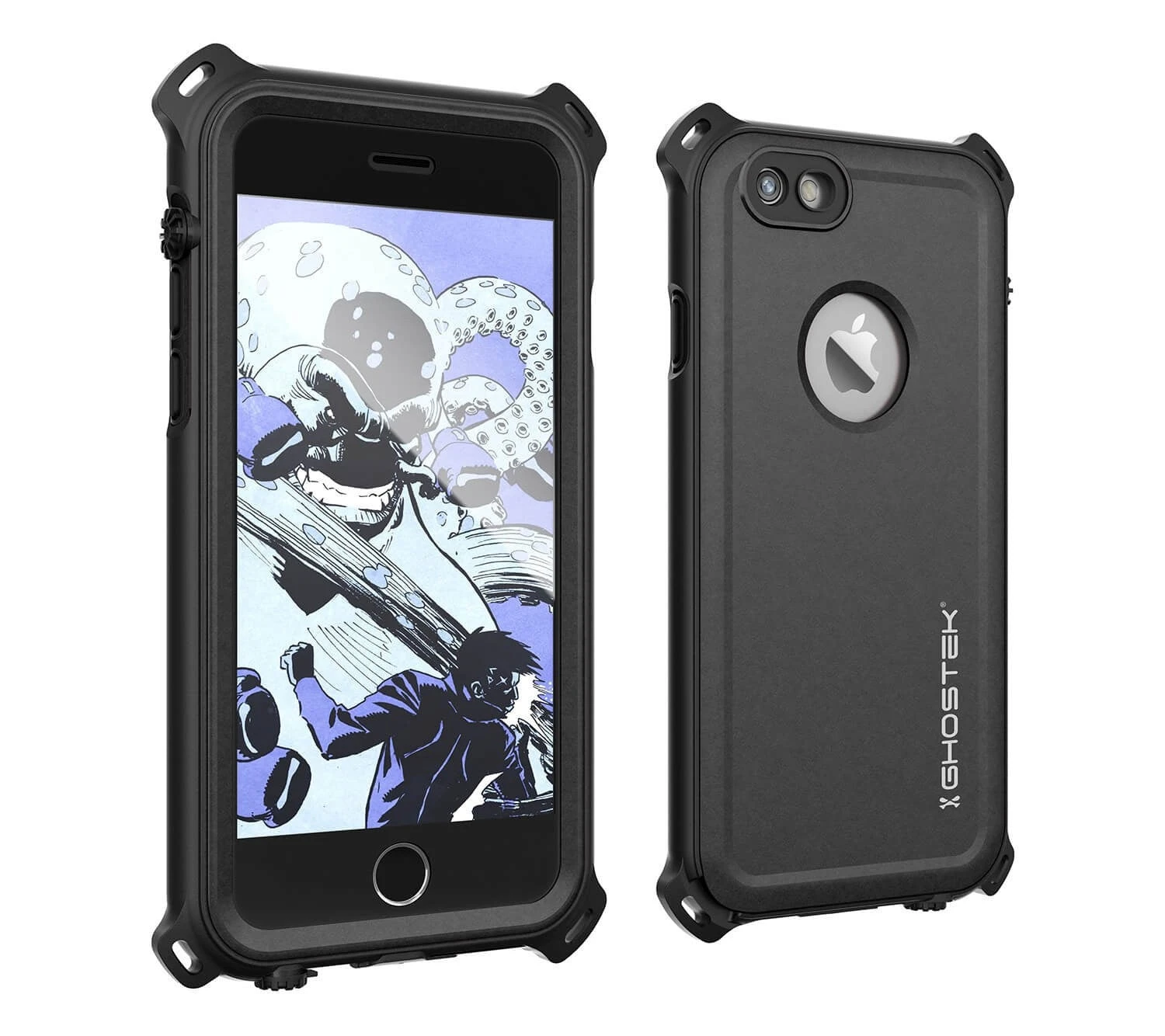 IPhone 6S/6 Waterproof Case, Ghostek® Nautical Black Series| Underwater | Aluminum Frame | Ultra Fit 3 IPhone 6S/6 Waterproof Case, Ghostek® Nautical Black Series| Underwater | Aluminum Frame | Ultra Fit