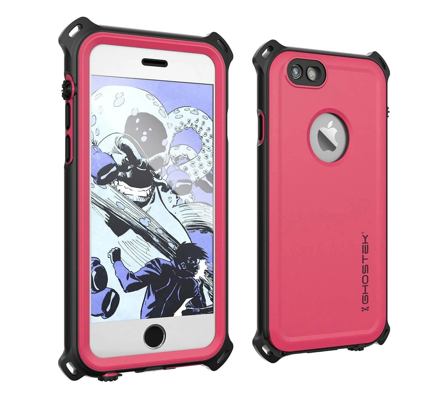 IPhone 6S/6 Waterproof Case, Ghostek® Nautical Pink Series| Underwater | Aluminum Frame | Ultra Fit 3 IPhone 6S/6 Waterproof Case, Ghostek® Nautical Pink Series| Underwater | Aluminum Frame | Ultra Fit