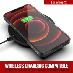 IPhone 12 Case Punkcase® LUCID 2.0 Crystal Black Series W/ PUNK SHIELD Screen Protector | Ultra Fit -Phone Vibe Shop iphone 12 case punkcase lucid 2 0 series for apple iphone 12 slim aluminum frame shock absorbingultimate protection slim frame virtually indestructible crystal black 2