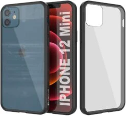 IPhone 12 Mini Case Punkcase® LUCID 2.0 Black Series W/ PUNK SHIELD Screen Protector | Ultra Fit