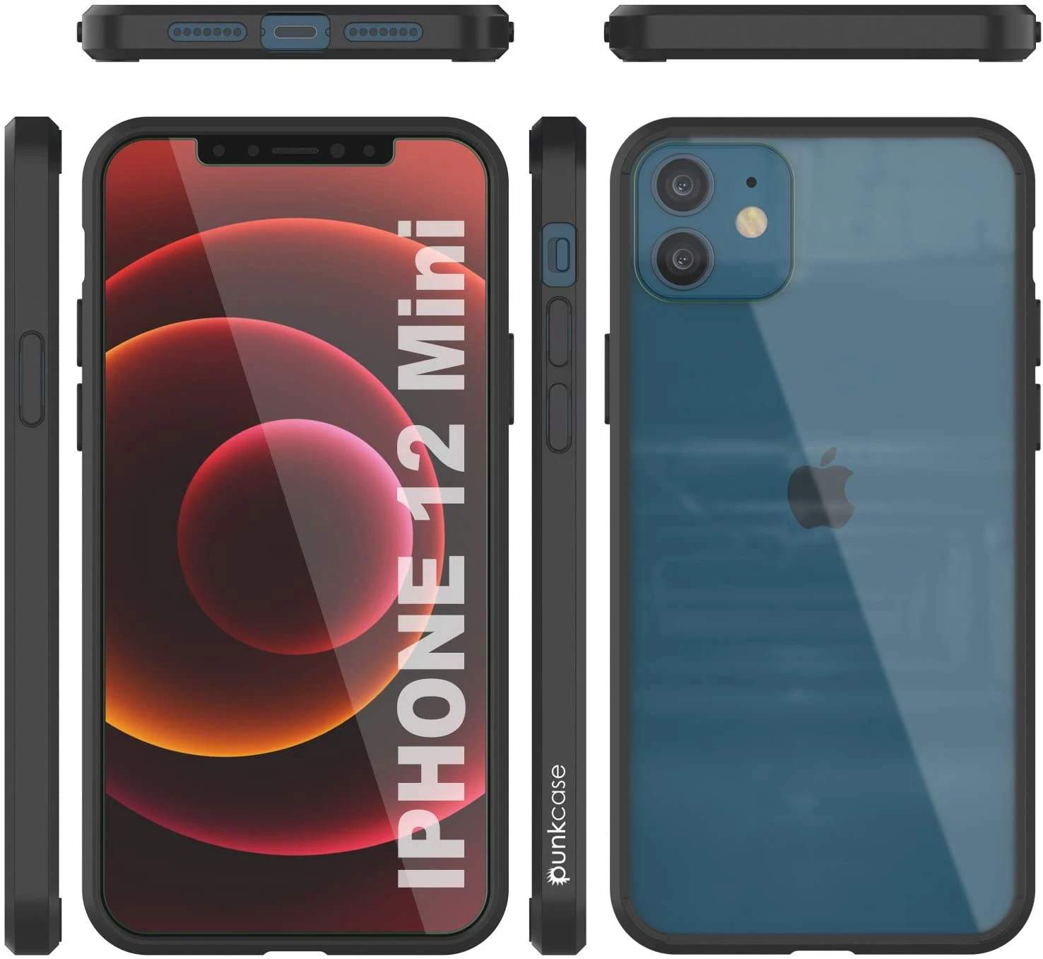 IPhone 12 Mini Case Punkcase® LUCID 2.0 Black Series W/ PUNK SHIELD Screen Protector | Ultra Fit 8 IPhone 12 Mini Case Punkcase® LUCID 2.0 Black Series W/ PUNK SHIELD Screen Protector | Ultra Fit - Image 6