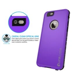 IPhone 6s/6 Waterproof Case, PunkCase StudStar Purple W/ Attached Screen Protector | Lifetime Warranty -Phone Vibe Shop lens 359c4653 46ee 4055 acc7 ddc5bb61033f