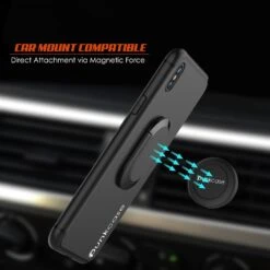 IPhone X Case, Punkcase Magnetix Protective TPU Cover W/ Kickstand, Tempered Glass Screen Protector [Black] -Phone Vibe Shop m 3 7fad947d 96c3 4e10 b8b6 f6868eca27a4