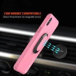 IPhone X Case, Punkcase Magnetix Protective TPU Cover W/ Kickstand, Tempered Glass Screen Protector [Pink] -Phone Vibe Shop m 3 8f03e3fc 07d6 4acc b640 b1ac8910633a