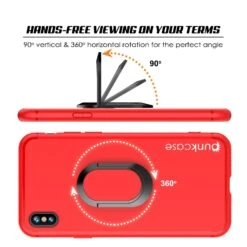 IPhone X Case, Punkcase Magnetix Protective TPU Cover W/ Kickstand, Tempered Glass Screen Protector [Red] -Phone Vibe Shop m 6 791694ca 6583 42b5 a586 05f681ccaffe