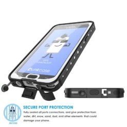 Galaxy Note 5 Waterproof Case, Punkcase StudStar White Shock/Dirt/Snow Proof | Lifetime Warranty -Phone Vibe Shop open 0298e5b0 c9f7 46e8 8035 4a53d369d866
