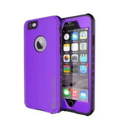 IPhone 6s/6 Waterproof Case, PunkCase StudStar Purple W/ Attached Screen Protector | Lifetime Warranty