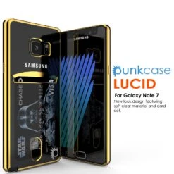 Galaxy Note 7 Case, PUNKCASE® LUCID Gold Series | Card Slot | SHIELD Screen Protector | Ultra Fit -Phone Vibe Shop perspektive2 lucid note7 d00e3fa7 2de3 436d b528 de3c2d8d08b6