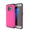 Galaxy S7 Case PunkCase Galactic Pink Series Slim Protective Armor Soft Cover Case W/ Tempered Glass