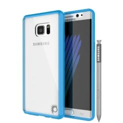 Note 7 Case Punkcase® LUCID 2.0 Light Blue Series W/ PUNK SHIELD Screen Protector | Ultra Fit