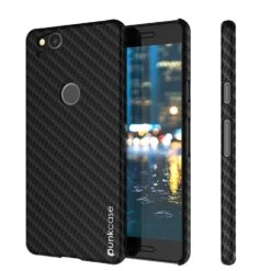 Google Pixel 2 CarbonShield Heavy Duty & Ultra Thin 2Leather Cover -Phone Vibe Shop perspektive carbon case google pixel 2