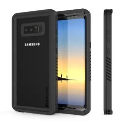 Galaxy Note 8 Case, Punkcase [Extreme Series] [Slim Fit] [IP68 Certified] [Shockproof] Armor Cover W/ Built In Screen Protector [Clear]