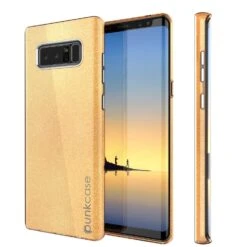 Galaxy Note 8 Case, Punkcase Galactic 2.0 Series Ultra Slim Protective Armor [Gold]