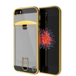 IPhone SE/5S/5 Case, PUNKCASE® LUCID Gold Series | Card Slot | SHIELD Screen Protector | Ultra Fit -Phone Vibe Shop perspektive iphone se ef6cba3b 5cc5 4c01 8eff 2a67b8856e2c