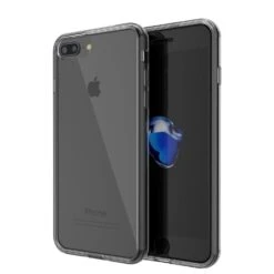 IPhone 8+ Plus Case PunkcaseĀ® LUCID 2.0 Crystal Black Series W/ SHIELD Screen Protector | Ultra Fit