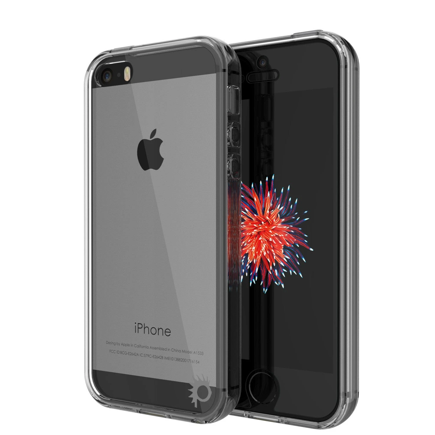 IPhone SE/5S/5 Case Punkcase® LUCID 2.0 Crystal Black Series W/ PUNK SHIELD Screen Protector | Ultra Fit 3 IPhone SE/5S/5 Case Punkcase® LUCID 2.0 Crystal Black Series W/ PUNK SHIELD Screen Protector | Ultra Fit