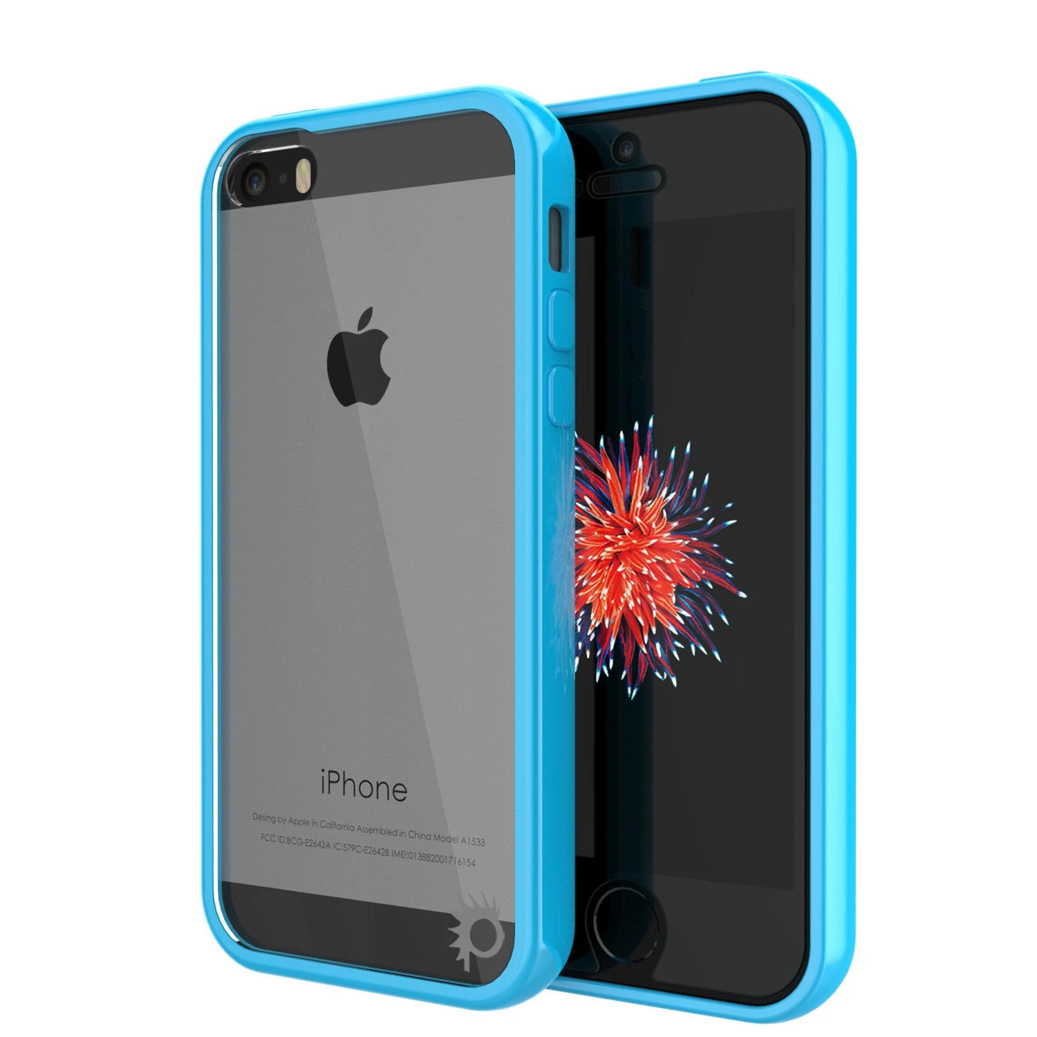 IPhone SE/5S/5 Case Punkcase® LUCID 2.0 Light Blue Series W/ PUNK SHIELD Screen Protector | Ultra Fit 3 IPhone SE/5S/5 Case Punkcase® LUCID 2.0 Light Blue Series W/ PUNK SHIELD Screen Protector | Ultra Fit