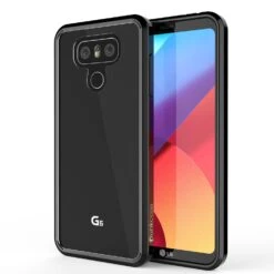 LG G6 Case Punkcase® LUCID 2.0 Black Series W/ PUNK SHIELD Screen Protector | Ultra Fit