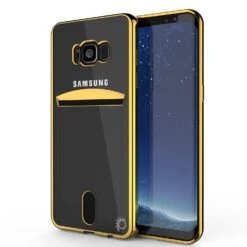 Galaxy S8 Plus Case, PUNKCASEĀ® LUCID Gold Series | Card Slot | SHIELD Screen Protector | Ultra Fit