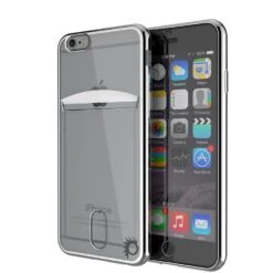 IPhone 6s/6 Case, PUNKCASE® LUCID Silver Series | Card Slot | SHIELD Screen Protector | Ultra Fit