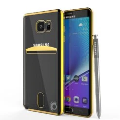Galaxy Note 5 Case, PUNKCASE® LUCID Gold Series | Card Slot | SHIELD Screen Protector | Ultra Fit -Phone Vibe Shop perspektive lucid note 5 d7c20176 3bc4 4807 bfaf 0c079ed397b8