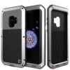 Galaxy S9 Metal Case, Heavy Duty Military Grade Rugged Armor Cover [shock Proof] Hybrid Full Body Hard Aluminum & TPU Design [non Slip] W/ Prime Drop Protection For Samsung Galaxy S9 [Silver] -Phone Vibe Shop perspektive metallic case Galaxy S9 91c90770 135a 48dd 88e4 28286a8bf3fd