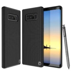 Galaxy Note 8 Case, PunkCase [Stealth Series] Hybrid 3-Piece Shockproof Dual Layer Cover [Non-Slip] [Soft TPU + PC Bumper] With PUNKSHIELD Screen Protector For Samsung Note 8 [Black]
