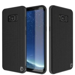 Galaxy S8 PLUS Case, PunkCase [Stealth Series] Hybrid 3-Piece Shockproof Dual Layer Cover [Non-Slip] [Soft TPU + PC Bumper] With PUNKSHIELD Screen Protector For Samsung S8+ [Grey]