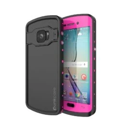 Galaxy S6 EDGE Plus Waterproof Case, Punkcase StudStar Pink Shock/DirtProof | Lifetime Warranty