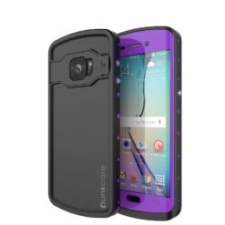 Galaxy S6 EDGE Plus Waterproof Case, Punkcase StudStar Purple Water/Shock Proof | Lifetime Warranty