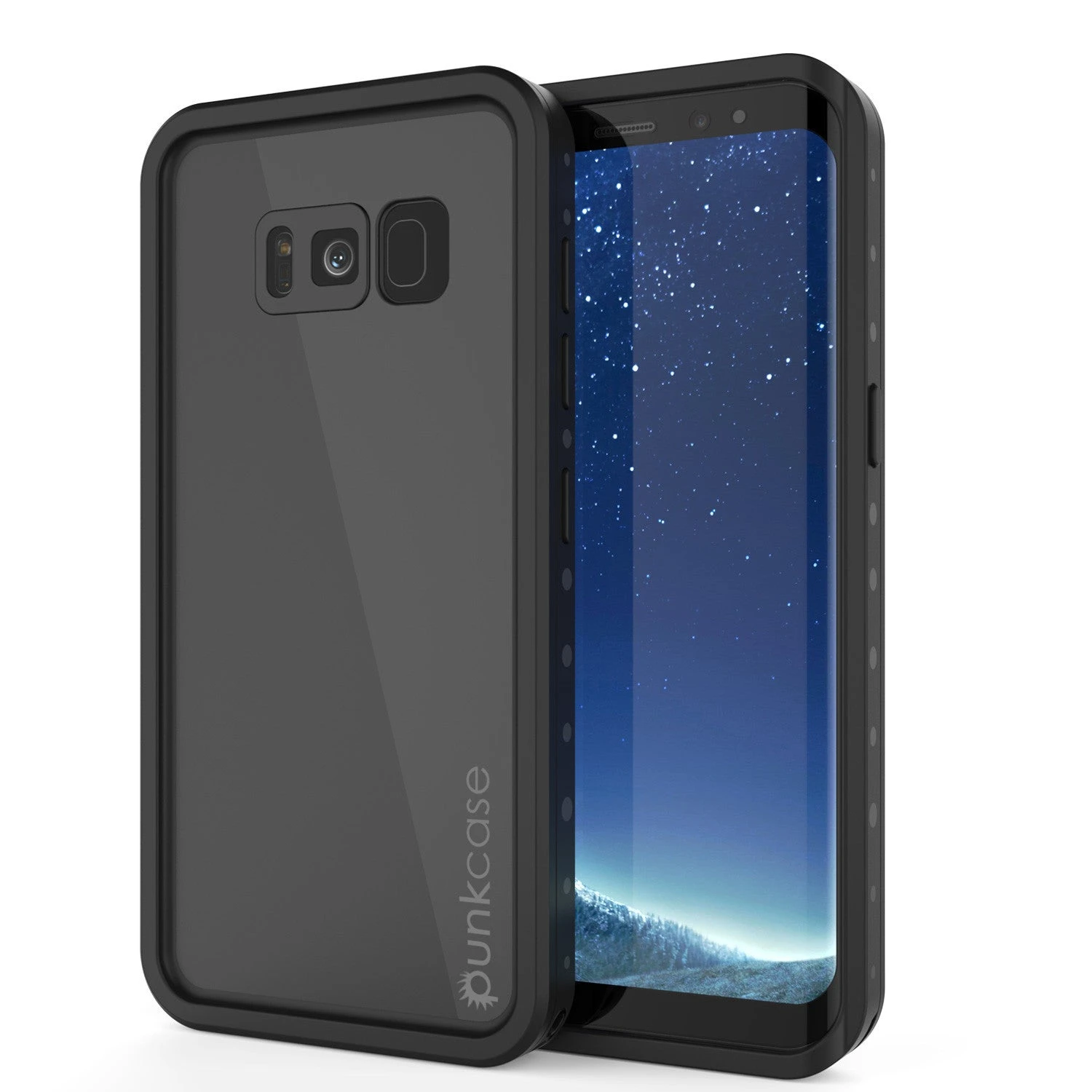Galaxy S8 Plus Waterproof Case PunkCase StudStar Black Thin 6.6ft Underwater IP68 Shock/Snow Proof 3 Galaxy S8 Plus Waterproof Case PunkCase StudStar Black Thin 6.6ft Underwater IP68 Shock/Snow Proof