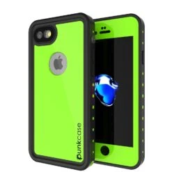 IPhone 8 Waterproof Case, Punkcase [Light Green] [StudStar Series] [Slim Fit][IP68 Certified][Dirt/Snow Proof]