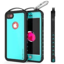 IPhone 8 Waterproof Case, Punkcase ALPINE Series, Teal | Heavy Duty Armor Cover