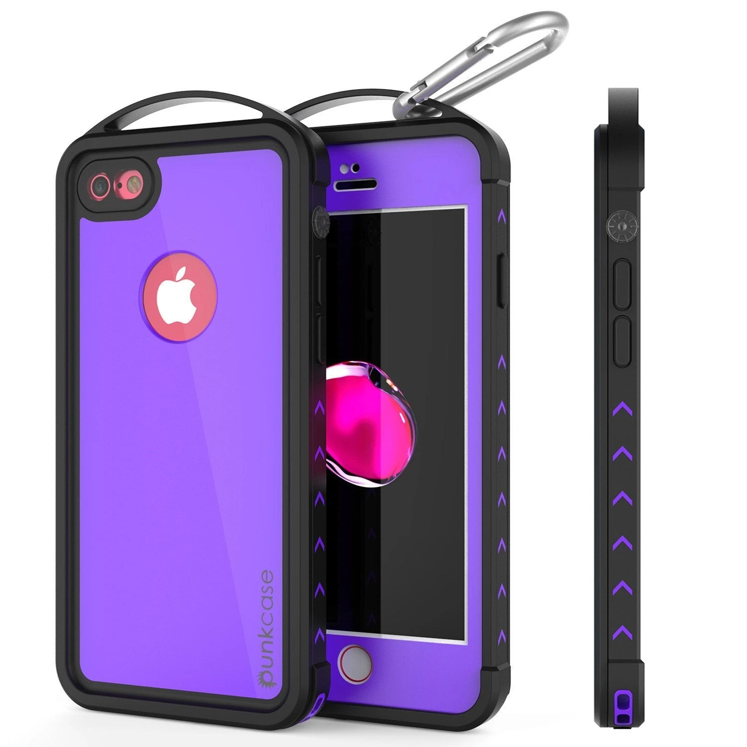 IPhone 8 Waterproof Case, Punkcase ALPINE Series, Purple | Heavy Duty Armor Cover 3 IPhone 8 Waterproof Case, Punkcase ALPINE Series, Purple | Heavy Duty Armor Cover