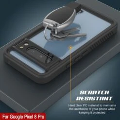 Google Pixel 8 Pro Waterproof Case, Punkcase [Extreme Series] Armor Cover W/ Built In Screen Protector [Purple] -Phone Vibe Shop pixel 8 pro waterproof case punkcase extreme series slim fit ip68 certified shockproof snowproof dirtproof military grade rugged innovative design armor cover w built in screen 7 c3df