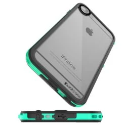 Apple IPhone 7/6s/6 Waterproof Case, PUNKcase CRYSTAL 2.0 Teal W/ Attached Screen Protector| Warranty -Phone Vibe Shop port 90678846 9837 4615 93b3 895c59105102