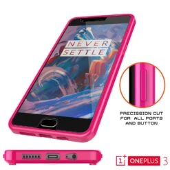 OnePlus 3 Case Punkcase® LUCID 2.0 Pink Series W/ SHIELD GLASS Lifetime Warranty Exchange -Phone Vibe Shop port LUCID 2 one plus 3 c9c8a9b9 584d 48c6 b5dc d63ef89454c7