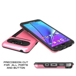 Galaxy Note 5 Case PunkCase CLUTCH Pink Series Slim Armor Soft Cover Case W/ Tempered Glass -Phone Vibe Shop port clutch note 5 2721da04 a183 4d00 9f53 3da8879cc0a1