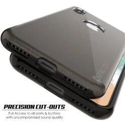 IPhone X Case, Punkcase Galactic 2.0 Series Ultra Slim W/ Tempered Glass Screen Protector | [Black/Grey] -Phone Vibe Shop port galactic 2 ad1fb737 fdb1 4e3f 9962 5f97b2037a0a