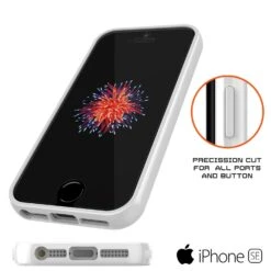 IPhone SE/5S/5 Case Punkcase® LUCID 2.0 White Series W/ PUNK SHIELD Screen Protector | Ultra Fit -Phone Vibe Shop port lucid 2 iphone se f6f47a29 e4d0 4dad afaa f0c2f1c836c0