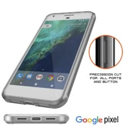 Google Pixel Case Punkcase® LUCID 2.0 Crystal Black Series W/ PUNK SHIELD Glass Screen Protector | Ultra Fit -Phone Vibe Shop port lucid 2 pixel 2acaf6d2 0493 4f3c a90c c36b331ac75e