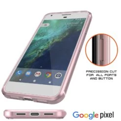 Google Pixel XL Case Punkcase® LUCID 2.0 Crystal Pink Series W/ PUNK SHIELD Glass Screen Protector | Ultra Fit -Phone Vibe Shop port lucid 2 pixel 562fb643 6984 47b9 9442 08d8b768e077