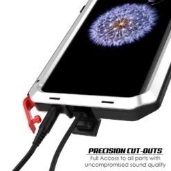 Galaxy S9 Plus Metal Case, Heavy Duty Military Grade Rugged Armor Cover [shock Proof] Hybrid Full Body Hard Aluminum & TPU Design [non Slip] W/ Prime Drop Protection For Samsung Galaxy S9 Plus [White] -Phone Vibe Shop port metallic case Galaxy S9 6b198996 75f8 4fb4 8bf6 179c745cc01a