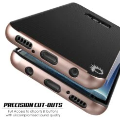 Galaxy S8 PLUS Case, PunkCase [Stealth Series] Hybrid 3-Piece Shockproof Dual Layer Cover [Non-Slip] [Soft TPU + PC Bumper] With PUNKSHIELD Screen Protector For Samsung S8+ [Rose Gold] -Phone Vibe Shop port stealth Galaxy S8 0f821488 652f 4279 9149 f4952d04e1ff
