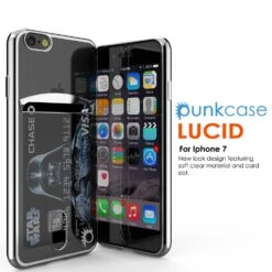 IPhone 8+ Plus Case, PUNKCASE® LUCID Silver Series | Card Slot | SHIELD Screen Protector | Ultra Fit -Phone Vibe Shop prspektive2 lucid iphone 7 e093db60 7dee 41dc 86f8 fd9ff20f196b