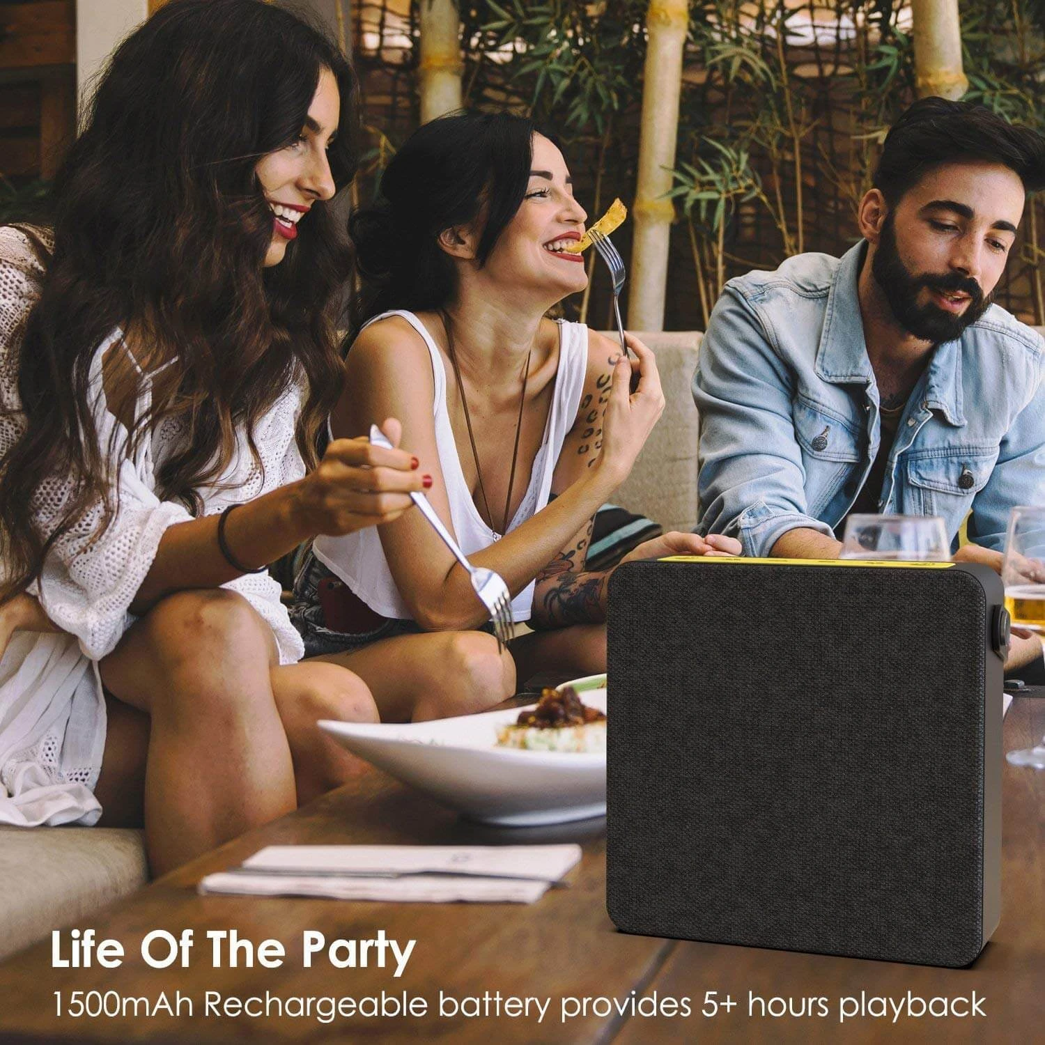 PUNKBOX Portable Wireless Bluetooth Speaker, Loud & Powerful For IPhone/Android [black] - Image 7