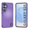 PunkCase Galaxy S25 Case, [Spartan 2.0 Series] Clear Rugged Heavy Duty Cover [Purple] -Phone Vibe Shop punkcase galaxy s25 case spartan 2 series clear rugged heavy duty cover with military standards ultra slim light 360 full body protection 1 cc5f2a89 7487 4c49 8213 d4296a296d46